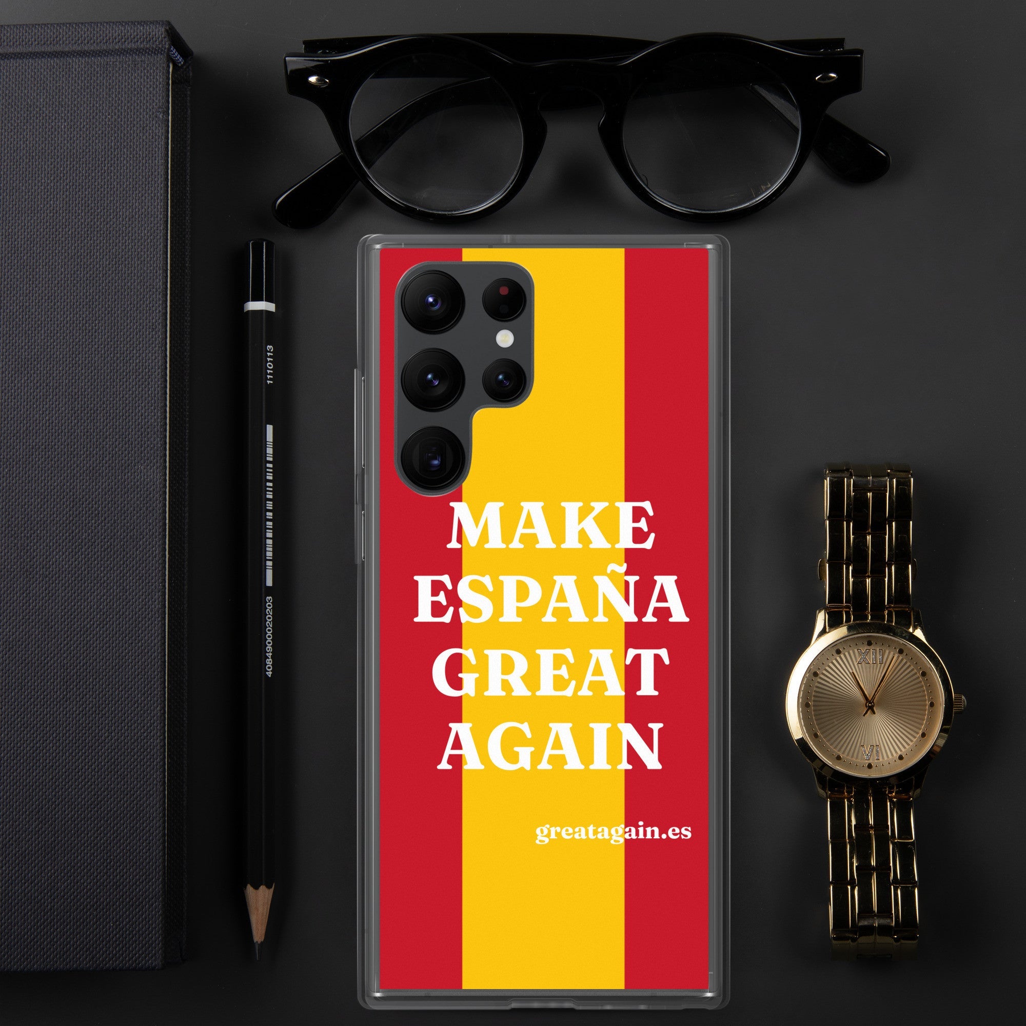 Carcasa transparente Samsung® Make España Great Again