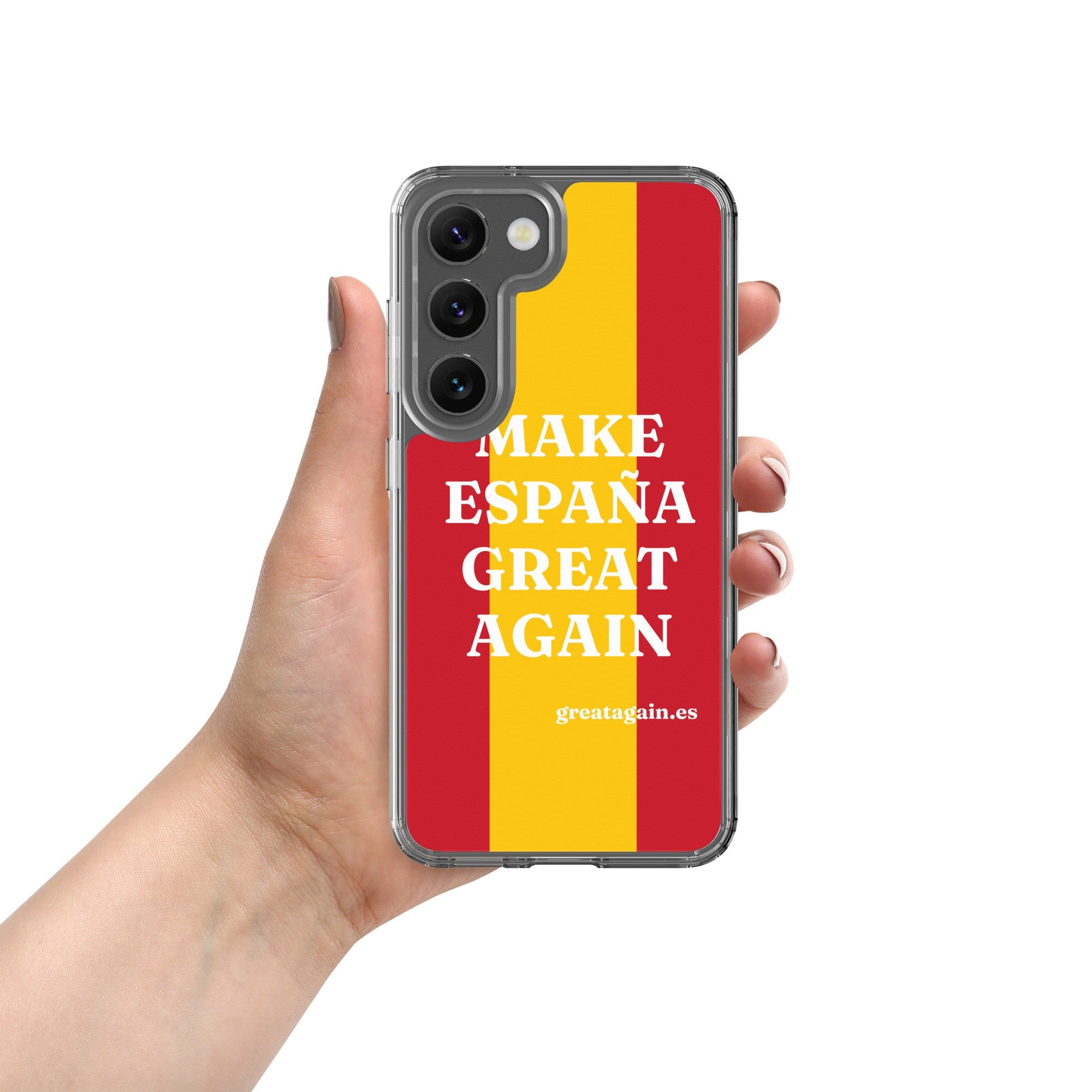 Carcasa transparente Samsung® Make España Great Again