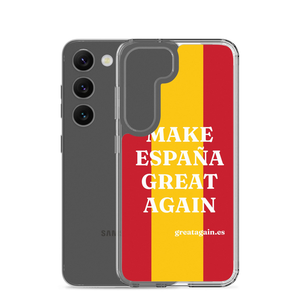 Carcasa transparente Samsung® Make España Great Again
