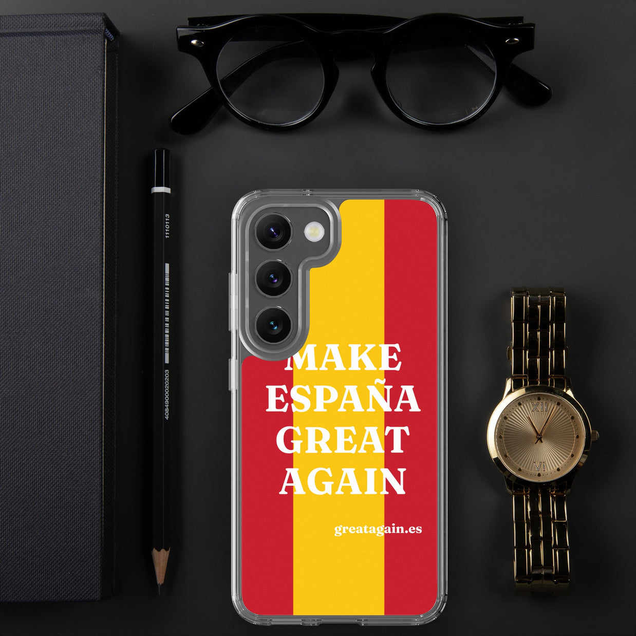 Carcasa transparente Samsung® Make España Great Again