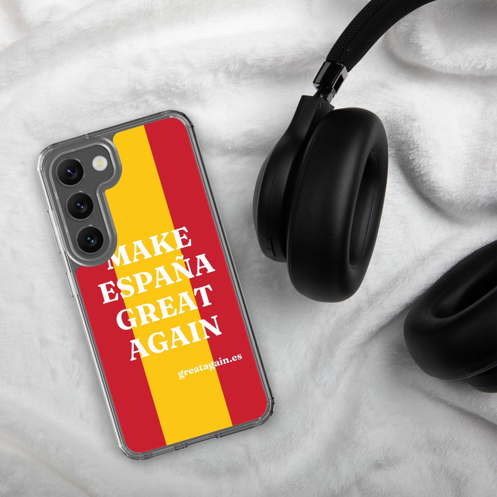 Carcasa transparente Samsung® Make España Great Again