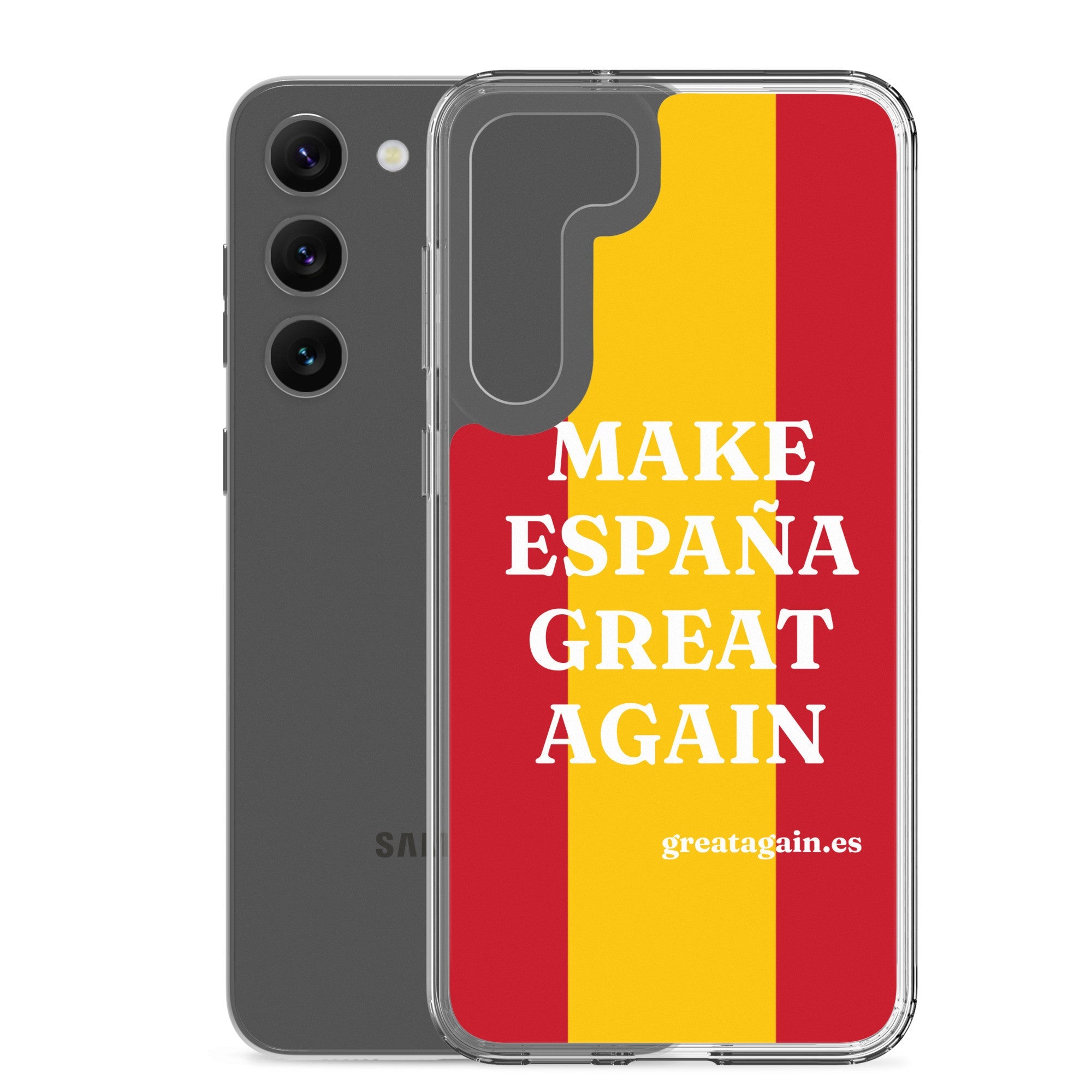 Carcasa transparente Samsung® Make España Great Again