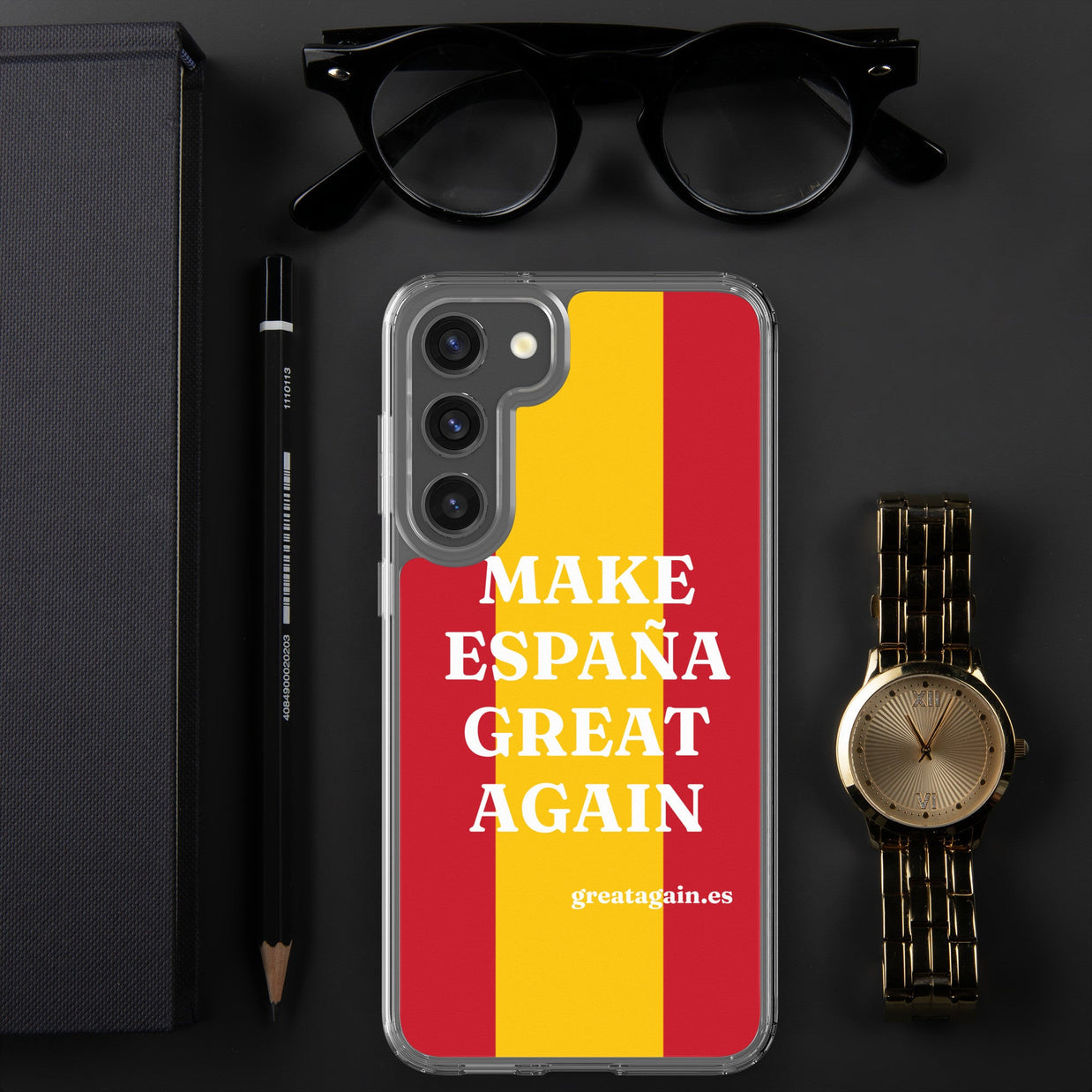 Carcasa transparente Samsung® Make España Great Again
