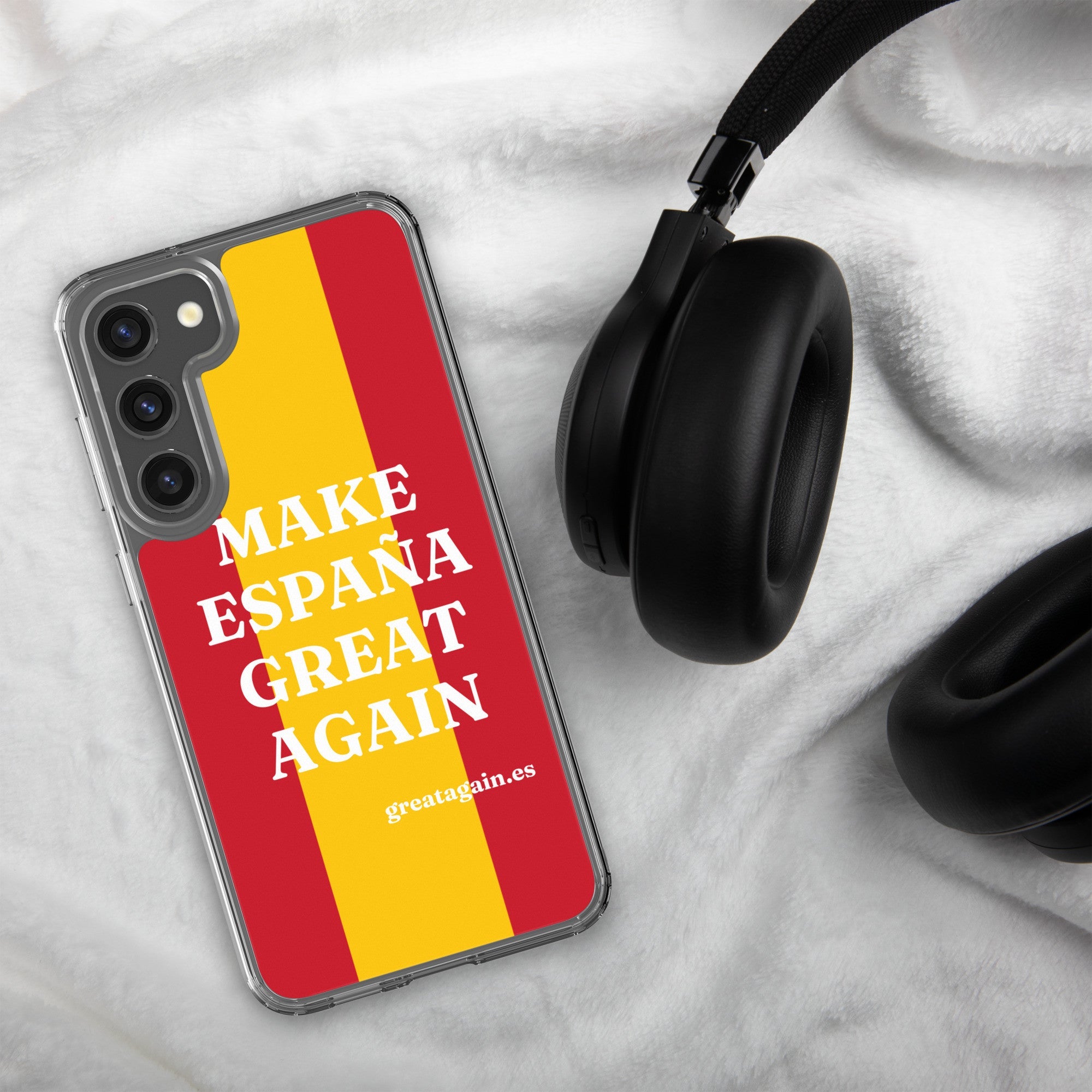 Carcasa transparente Samsung® Make España Great Again
