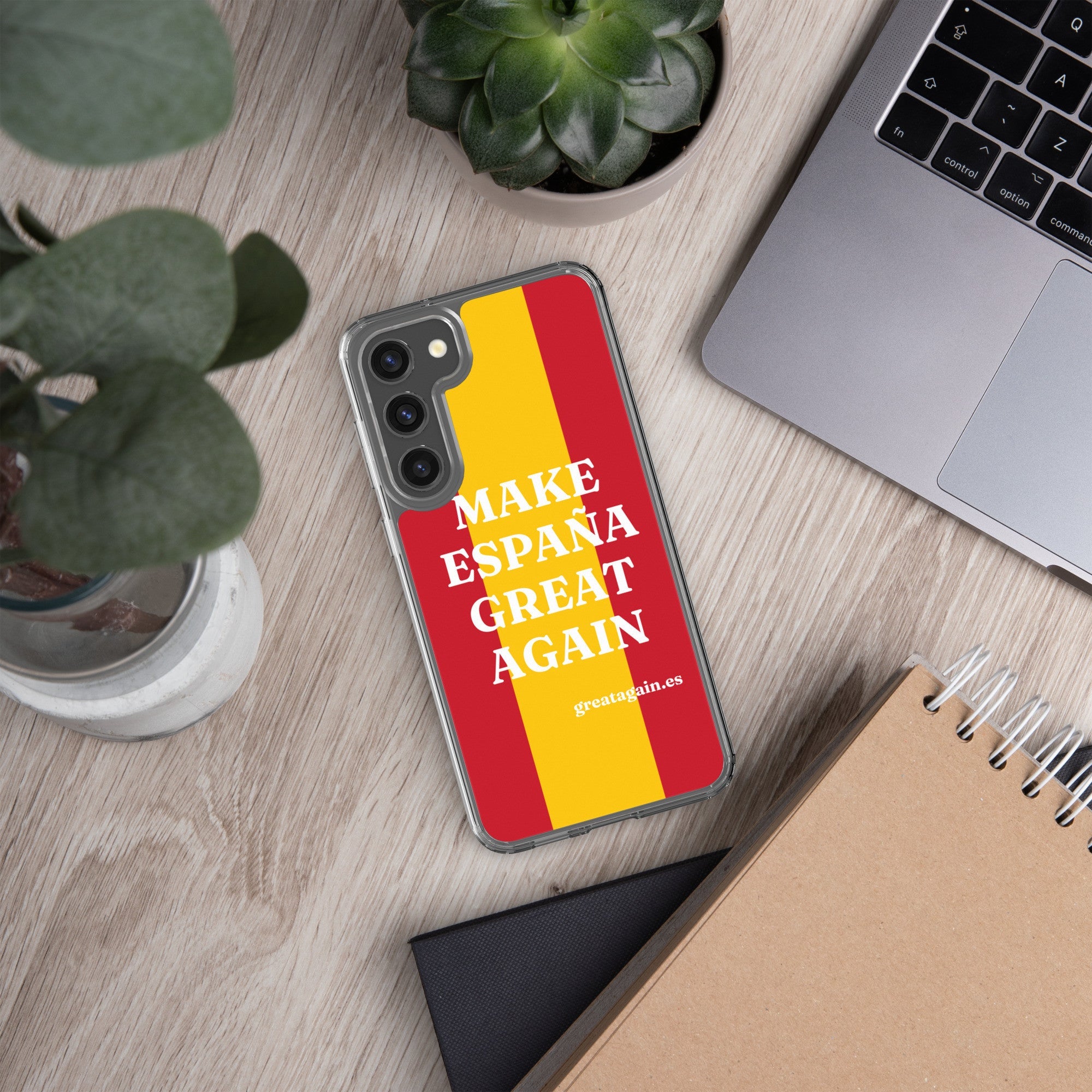 Carcasa transparente Samsung® Make España Great Again