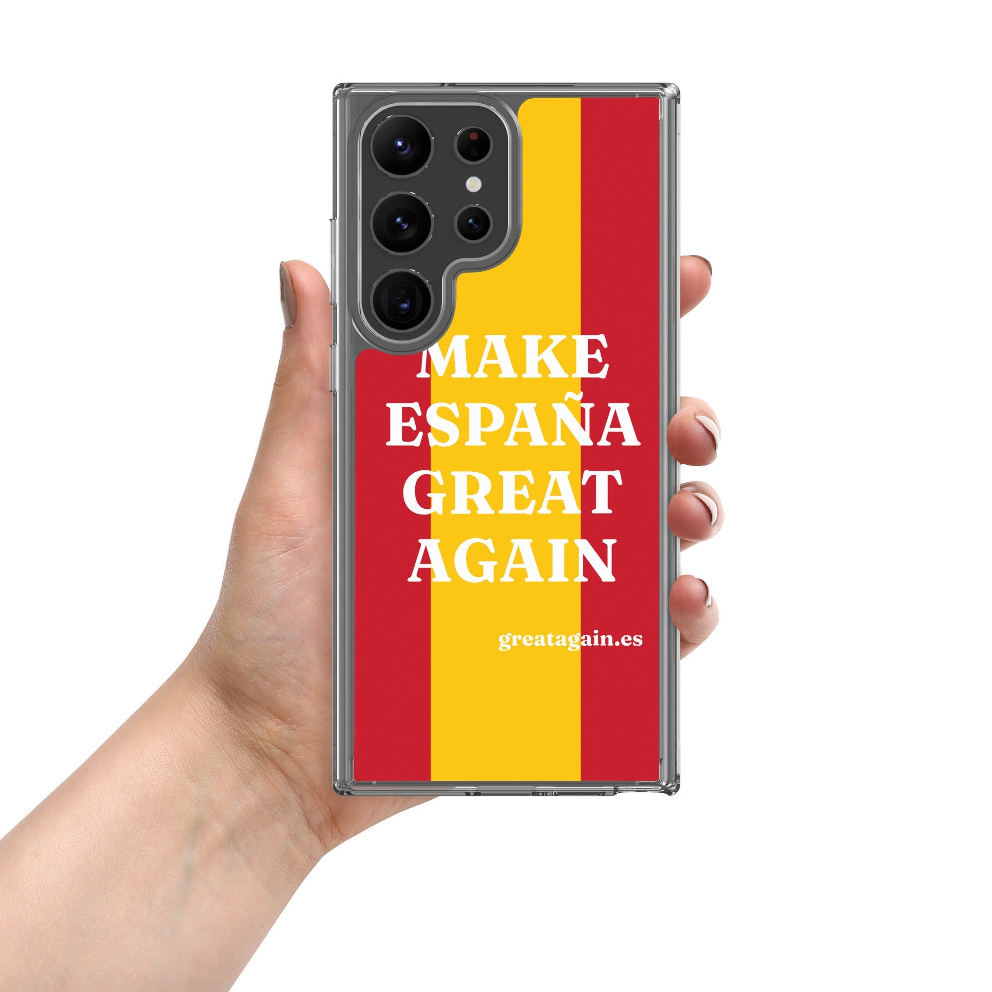Carcasa transparente Samsung® Make España Great Again