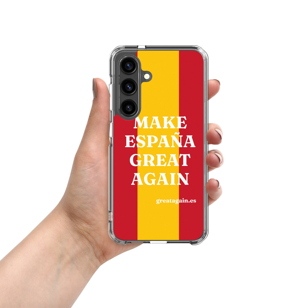 Carcasa transparente Samsung® Make España Great Again