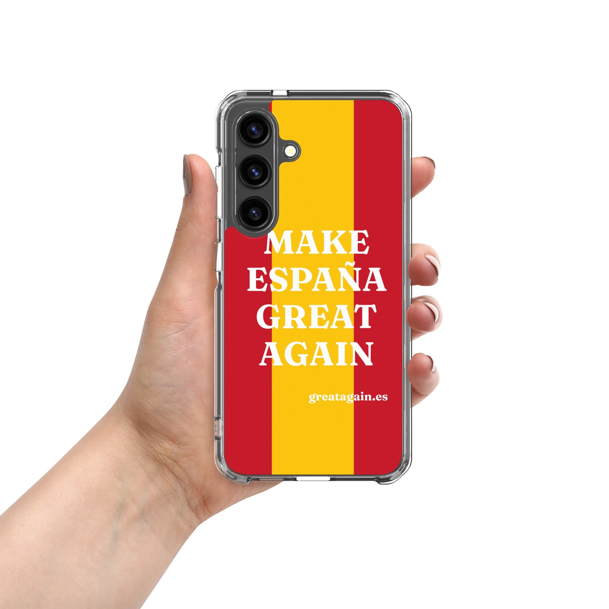 Carcasa transparente Samsung® Make España Great Again