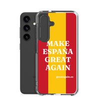 Carcasa transparente Samsung® Make España Great Again