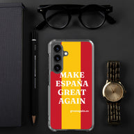 Carcasa transparente Samsung® Make España Great Again