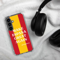 Carcasa transparente Samsung® Make España Great Again