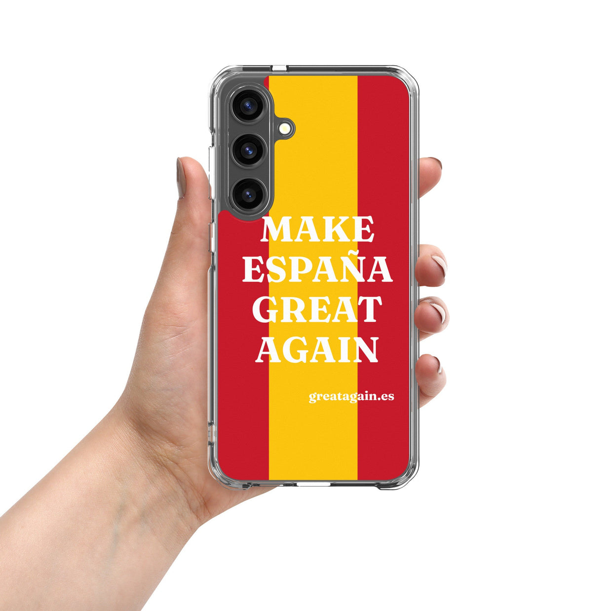 Carcasa transparente Samsung® Make España Great Again