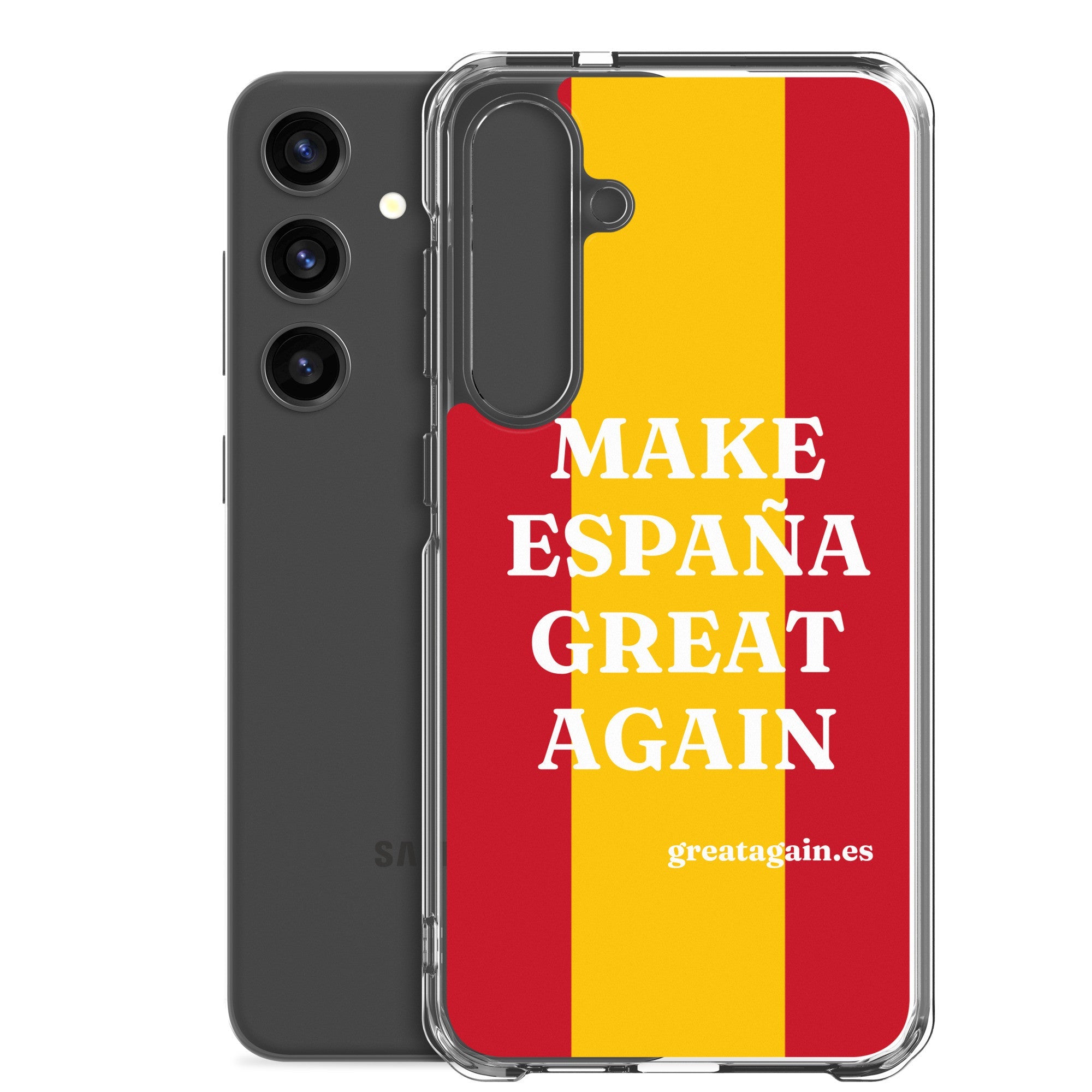Carcasa transparente Samsung® Make España Great Again