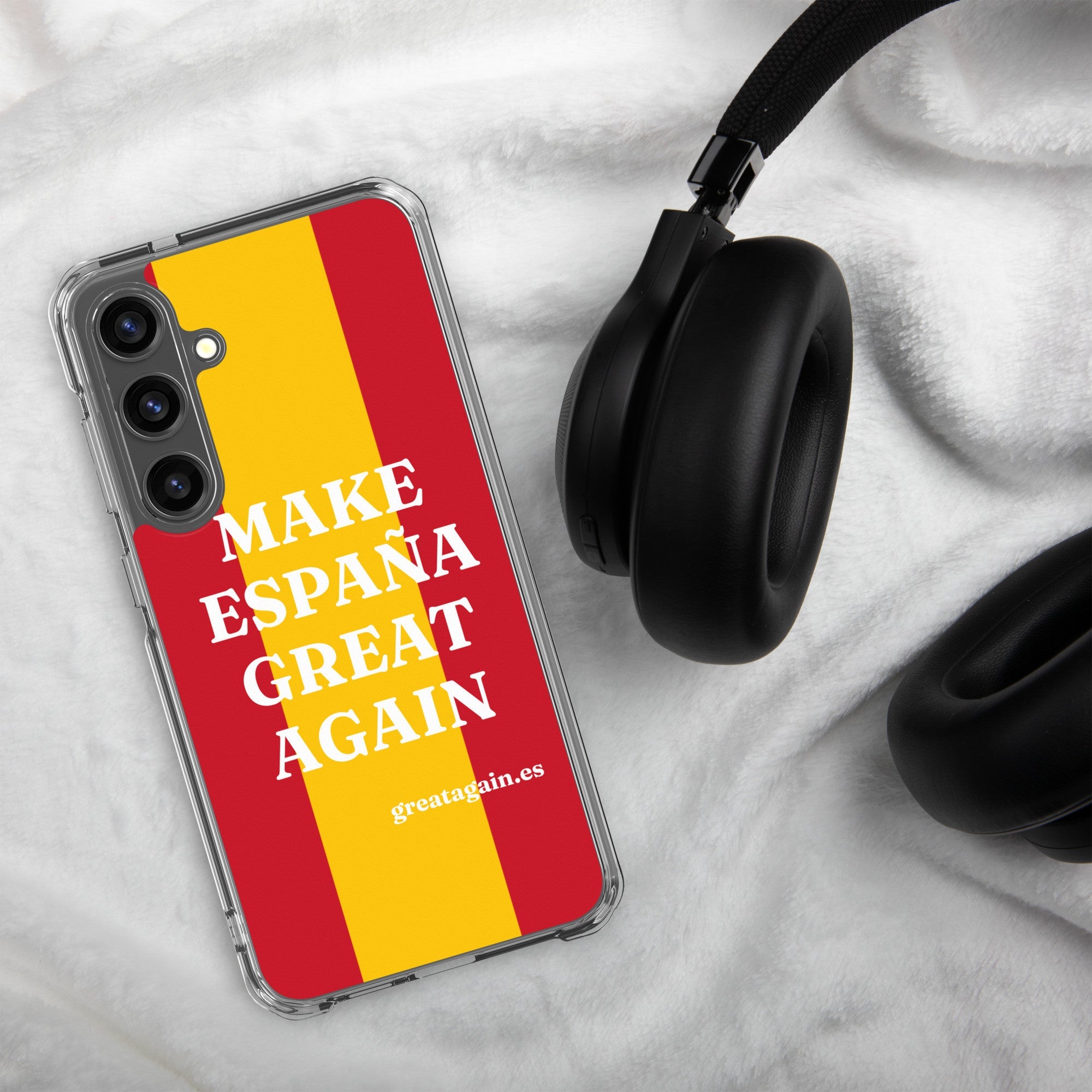 Carcasa transparente Samsung® Make España Great Again