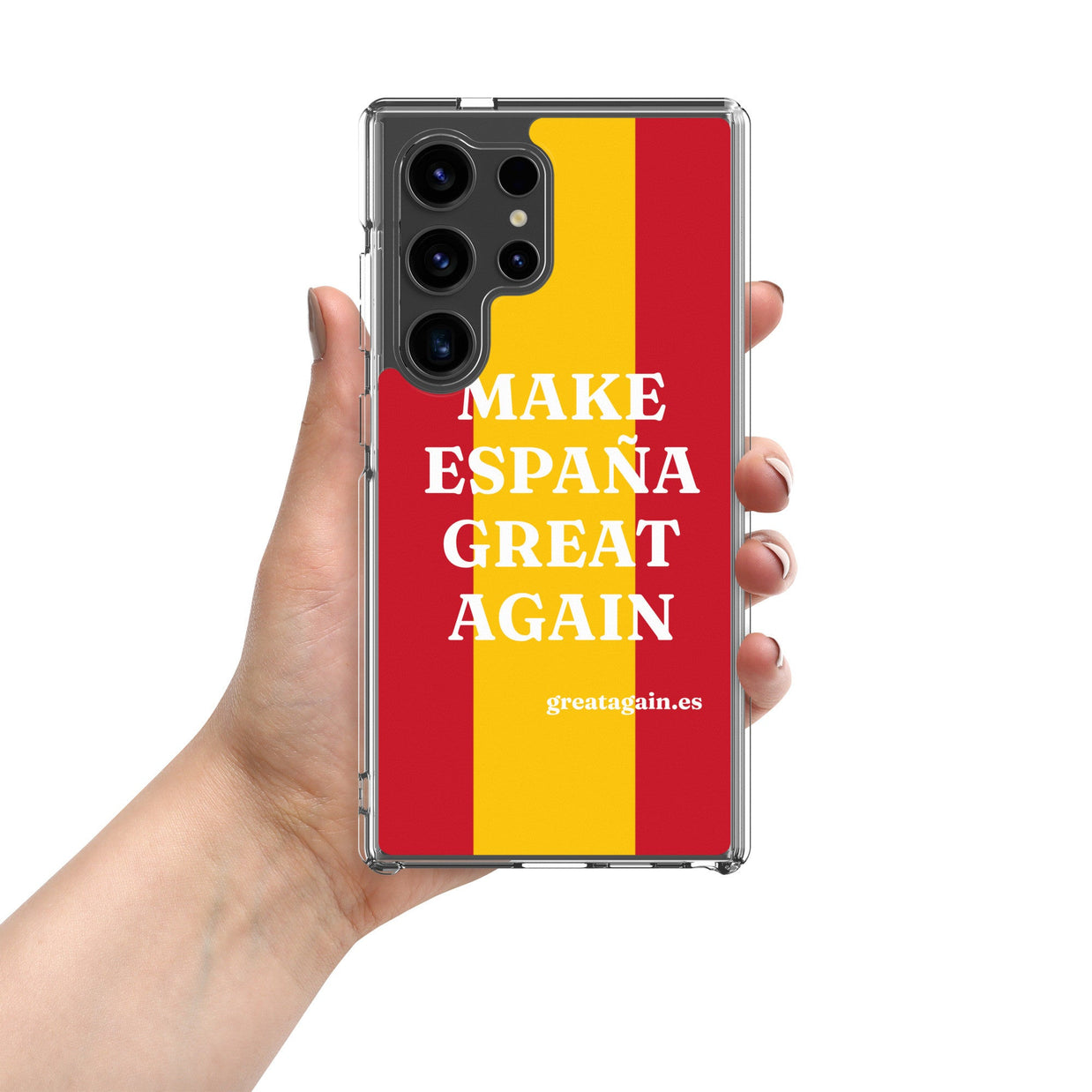 Carcasa transparente Samsung® Make España Great Again