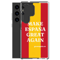 Carcasa transparente Samsung® Make España Great Again