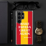 Carcasa transparente Samsung® Make España Great Again