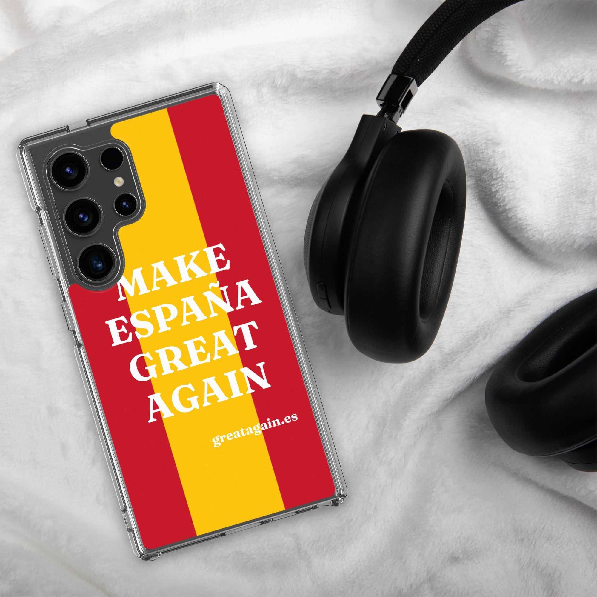 Carcasa transparente Samsung® Make España Great Again