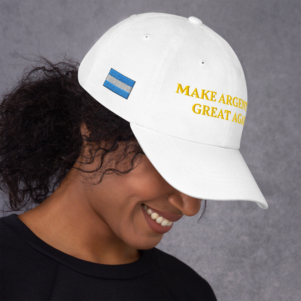 Gorra con bandera 
