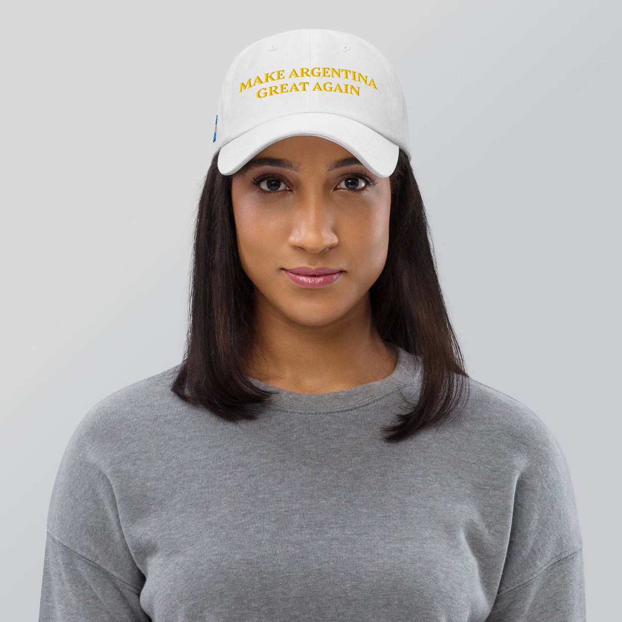 Gorra con bandera 