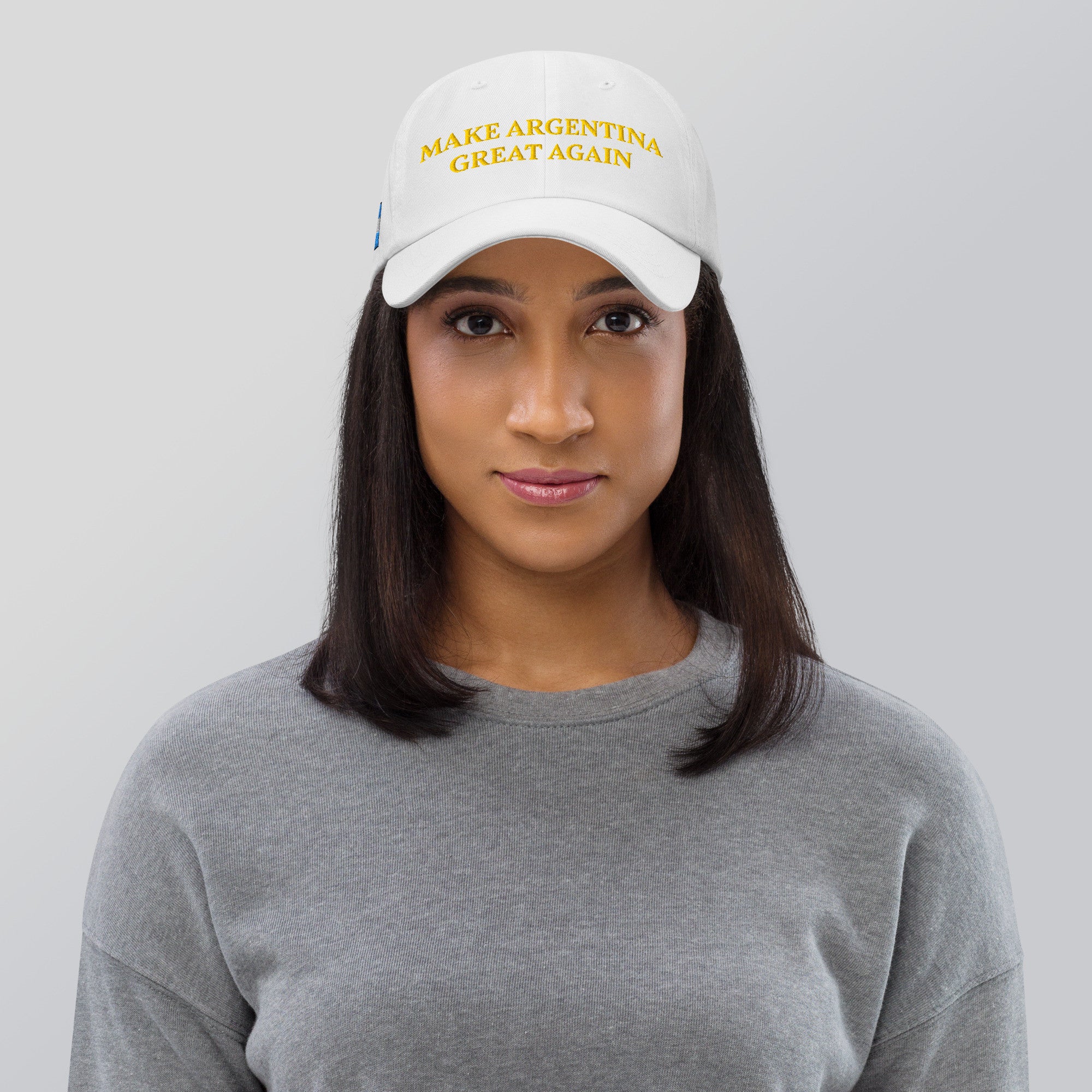 Gorra con bandera 
