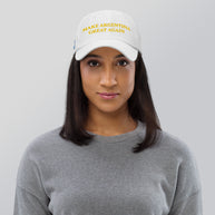 Gorra con bandera 