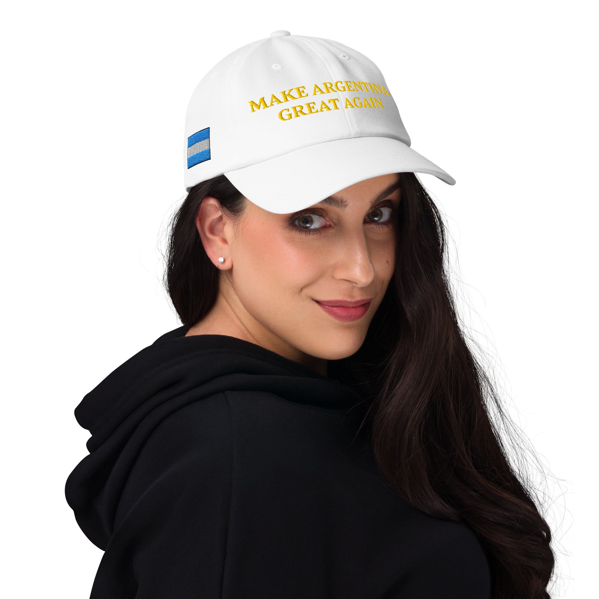 Gorra con bandera 