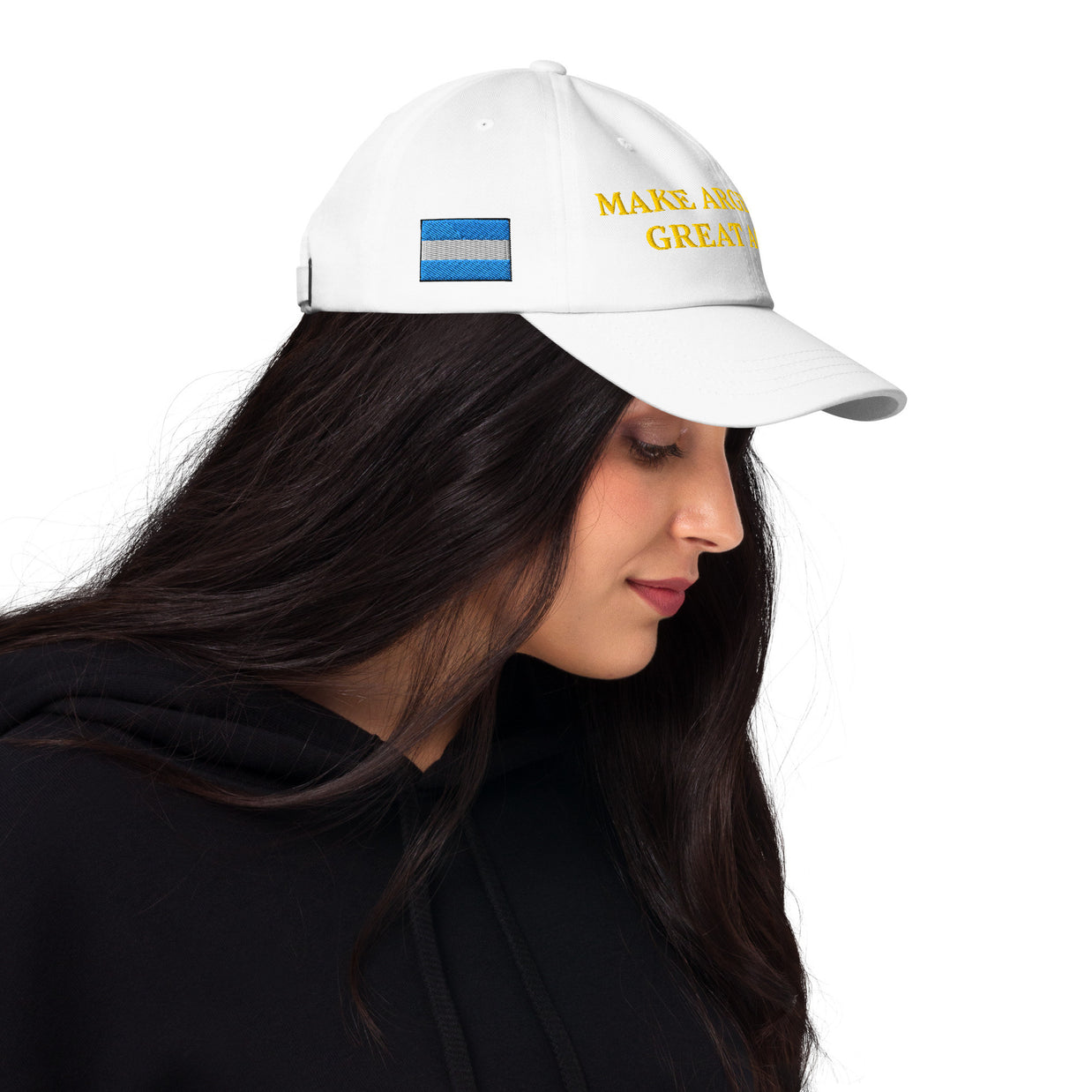 Gorra con bandera 