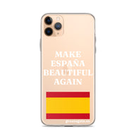 Carcasa transparente iPhone® Make España Beautiful Again