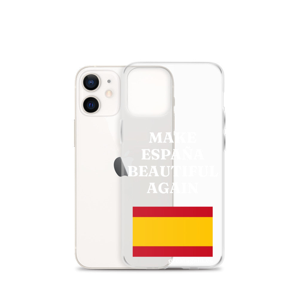 Carcasa transparente iPhone® Make España Beautiful Again