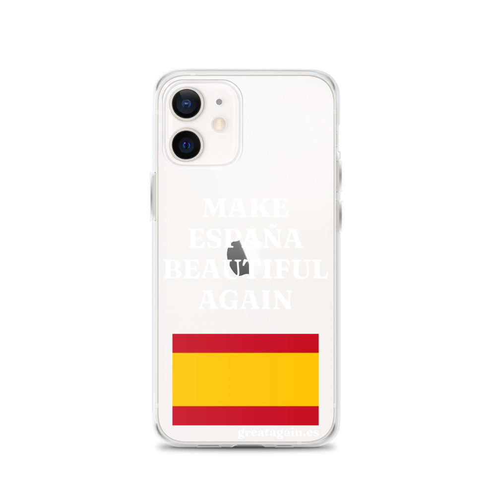 Carcasa transparente iPhone® Make España Beautiful Again