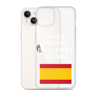 Carcasa transparente iPhone® Make España Beautiful Again