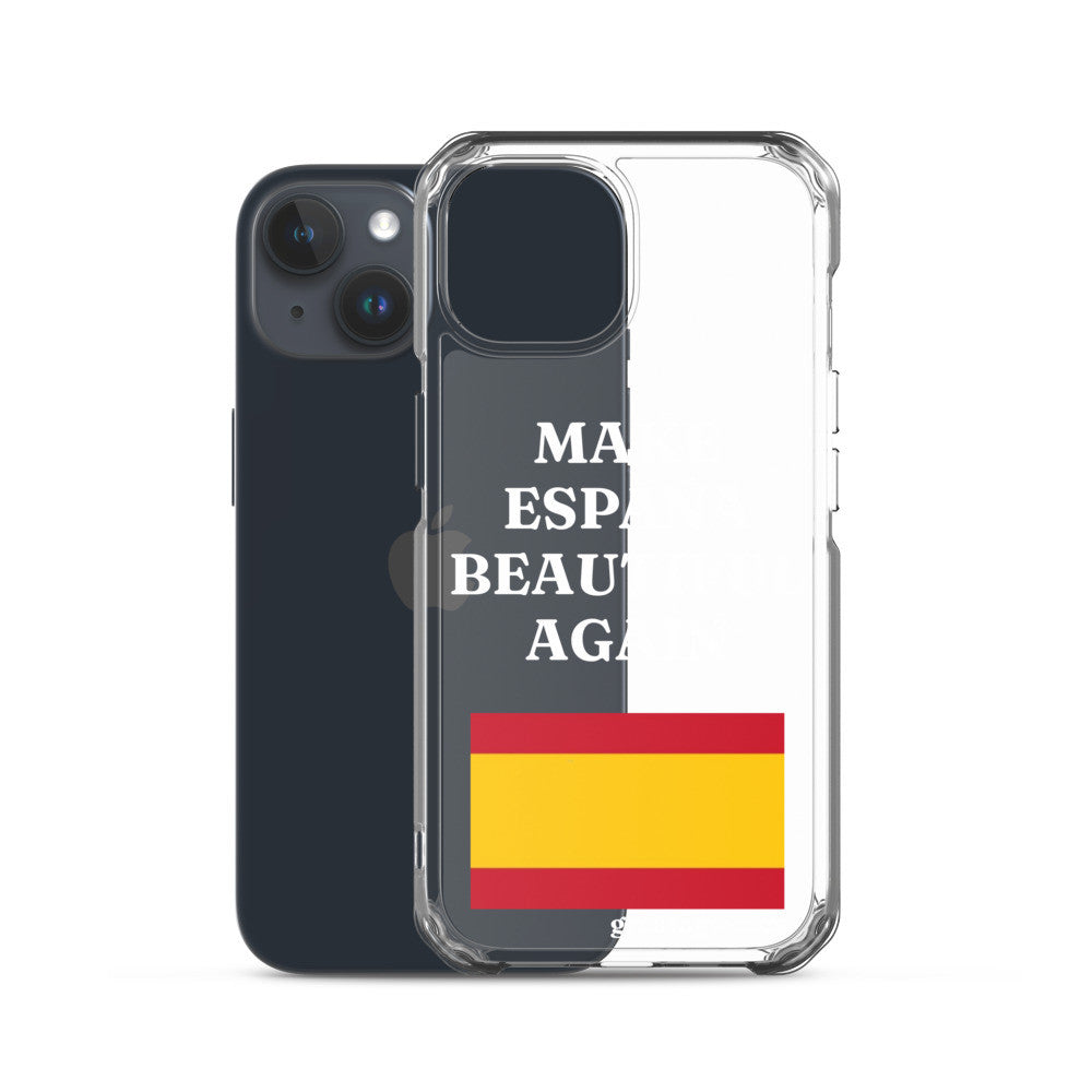 Carcasa transparente iPhone® Make España Beautiful Again