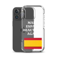 Carcasa transparente iPhone® Make España Beautiful Again