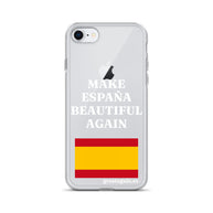 Carcasa transparente iPhone® Make España Beautiful Again