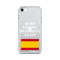 Carcasa transparente iPhone® Make España Beautiful Again