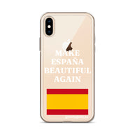 Carcasa transparente iPhone® Make España Beautiful Again