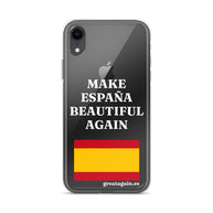 Carcasa transparente iPhone® Make España Beautiful Again