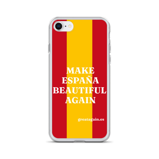 Carcasa transparente iPhone® Make España Beautiful Again