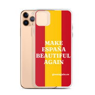 Carcasa transparente iPhone® Make España Beautiful Again