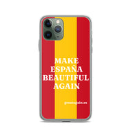Carcasa transparente iPhone® Make España Beautiful Again