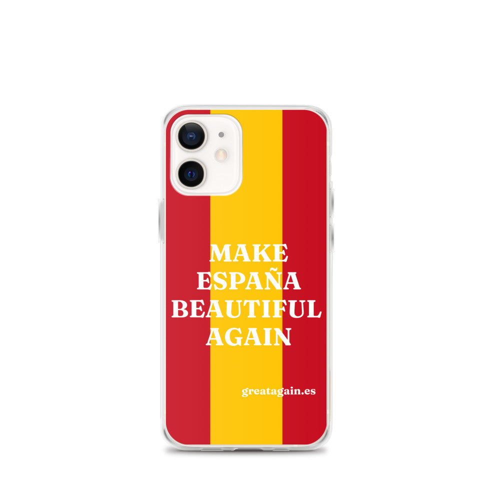 Carcasa transparente iPhone® Make España Beautiful Again