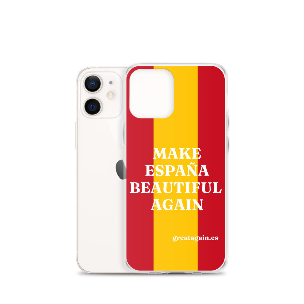 Carcasa transparente iPhone® Make España Beautiful Again