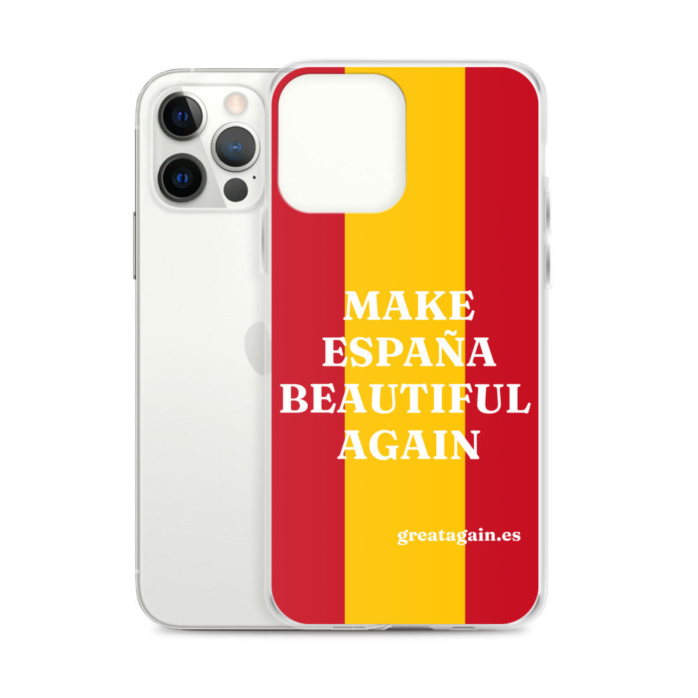 Carcasa transparente iPhone® Make España Beautiful Again