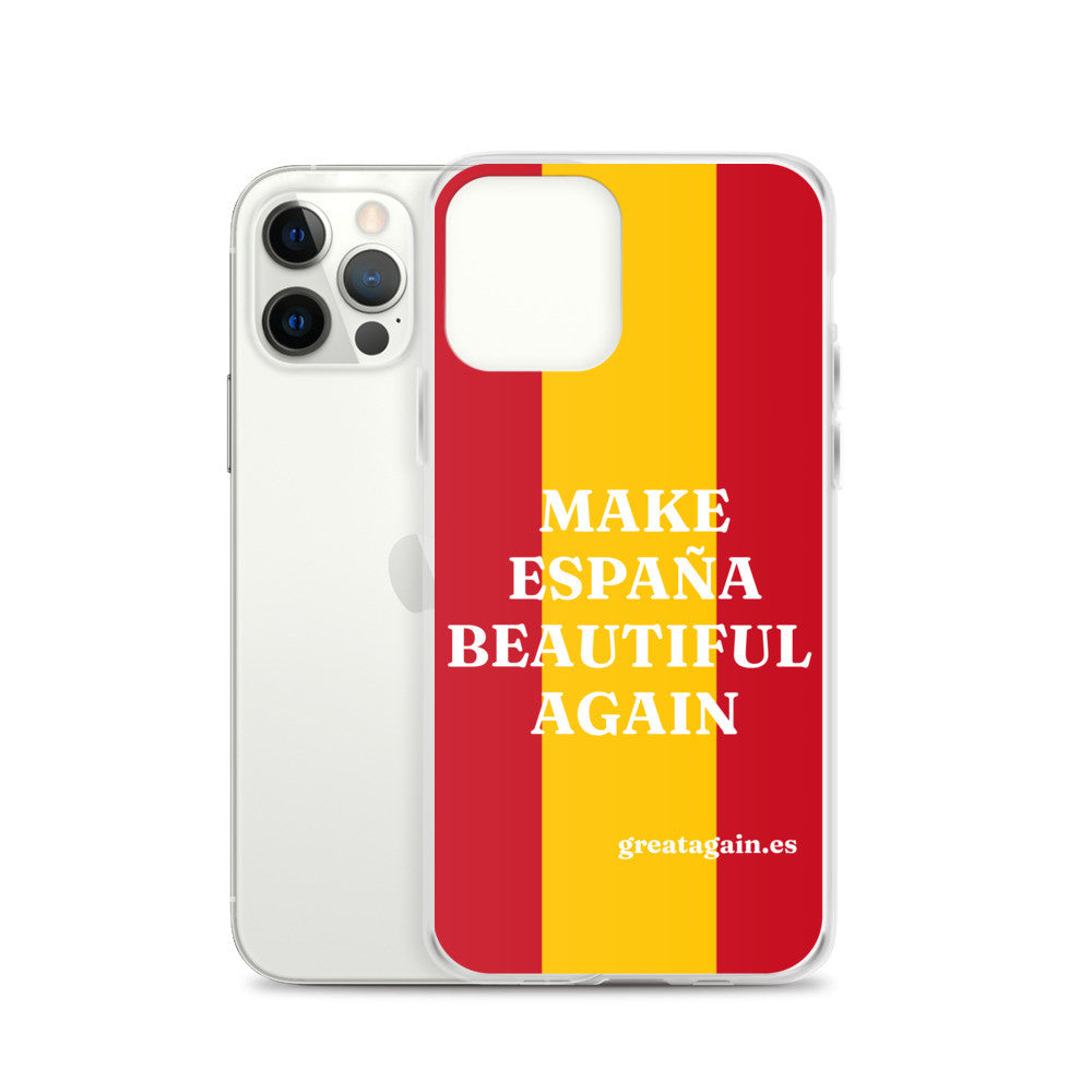 Carcasa transparente iPhone® Make España Beautiful Again