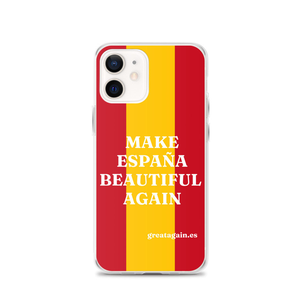 Carcasa transparente iPhone® Make España Beautiful Again