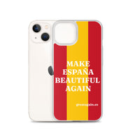 Carcasa transparente iPhone® Make España Beautiful Again