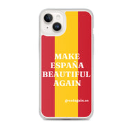 Carcasa transparente iPhone® Make España Beautiful Again