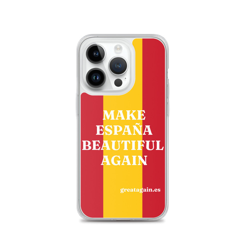 Carcasa transparente iPhone® Make España Beautiful Again