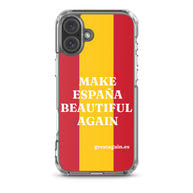 Carcasa transparente iPhone® Make España Beautiful Again